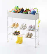 Entryway Storage Cart (29.33" H) - Steel-Shoe Rack-Parc Decor