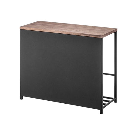 Entryway Storage Organizer & Bench (18" H) - Steel + Wood
