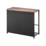 Entryway Storage Organizer & Bench (18" H) - Steel + Wood-End + Side Tables-Parc Decor