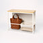 Entryway Storage Organizer & Bench (18" H) - Steel + Wood