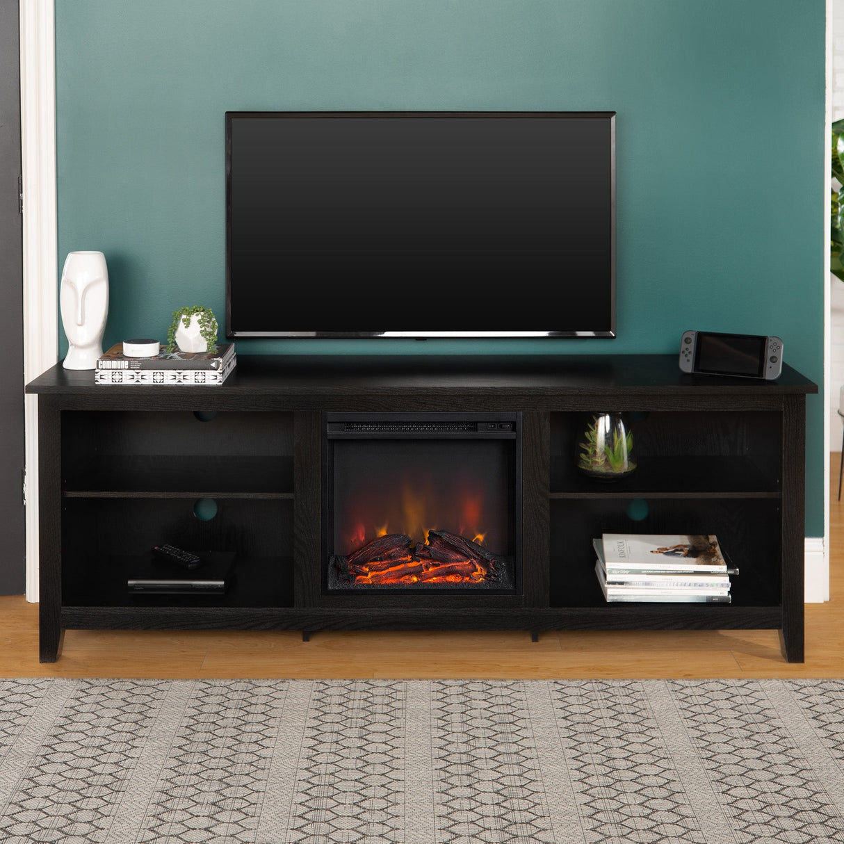 Essential Fireplace TV Stand-Fireplace-Parc Decor