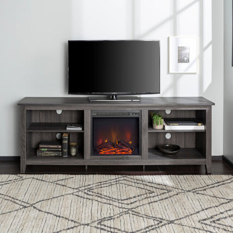 Essential Fireplace TV Stand-Fireplace-Parc Decor