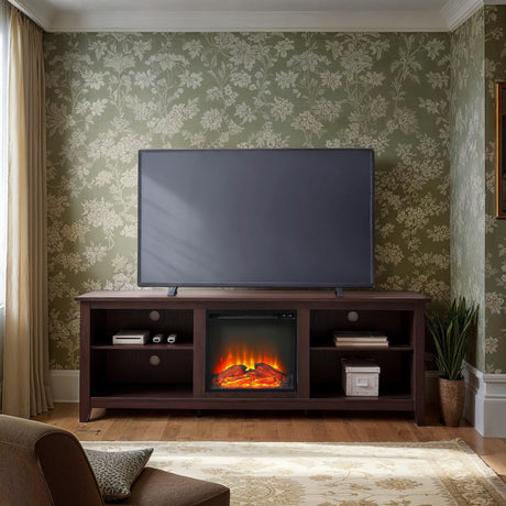 Essential Fireplace TV Stand-Fireplace-Parc Decor