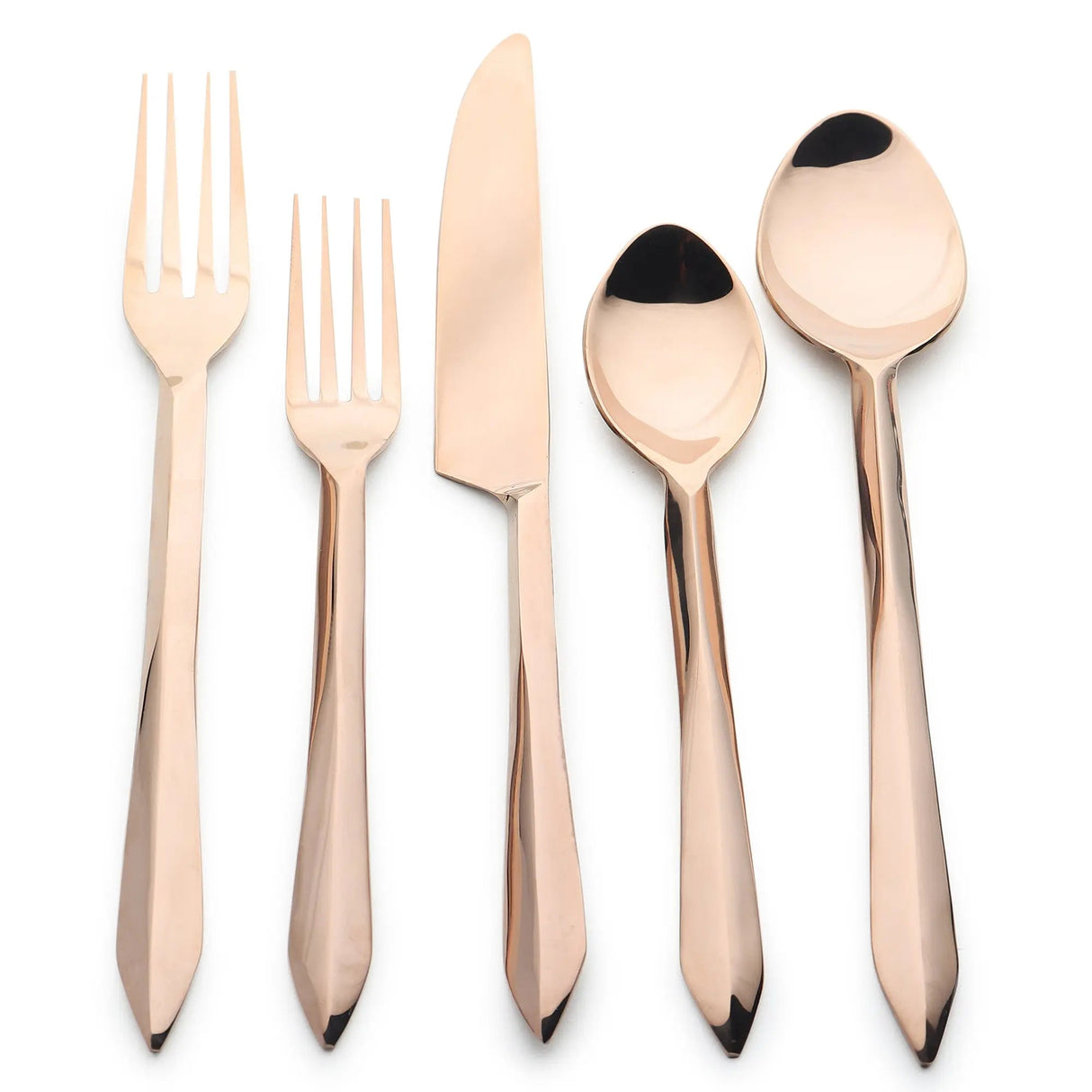 Estique PVD 5 Pcs. Flatware Set-flatware set-Parc Decor