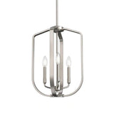Ettore 14"W 3-Light Pendant Light Fixture by Kichler Brushed Nickel Finish