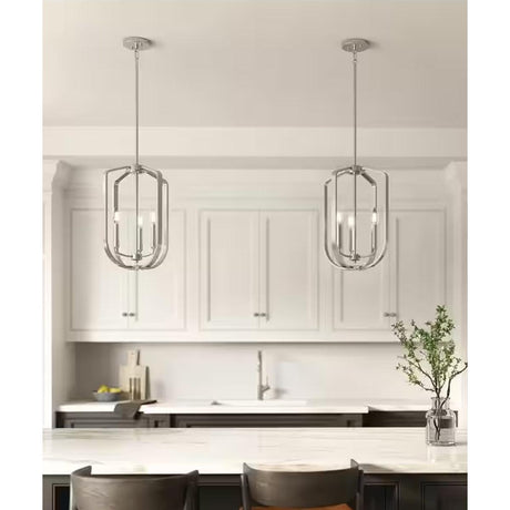 Ettore 14"W 3-Light Pendant Light Fixture by Kichler Brushed Nickel Finish-Pendant-Parc Decor