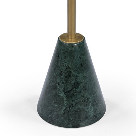 Eurasian green marble end table