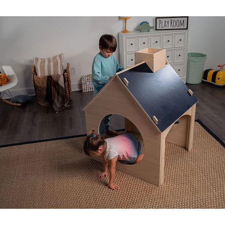 Evergreen- Children's Playhouse with Chalkboard Roof