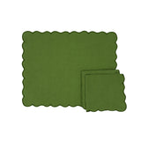 Evergreen Wave Placemat - Set of 4-Placemat-Parc Decor