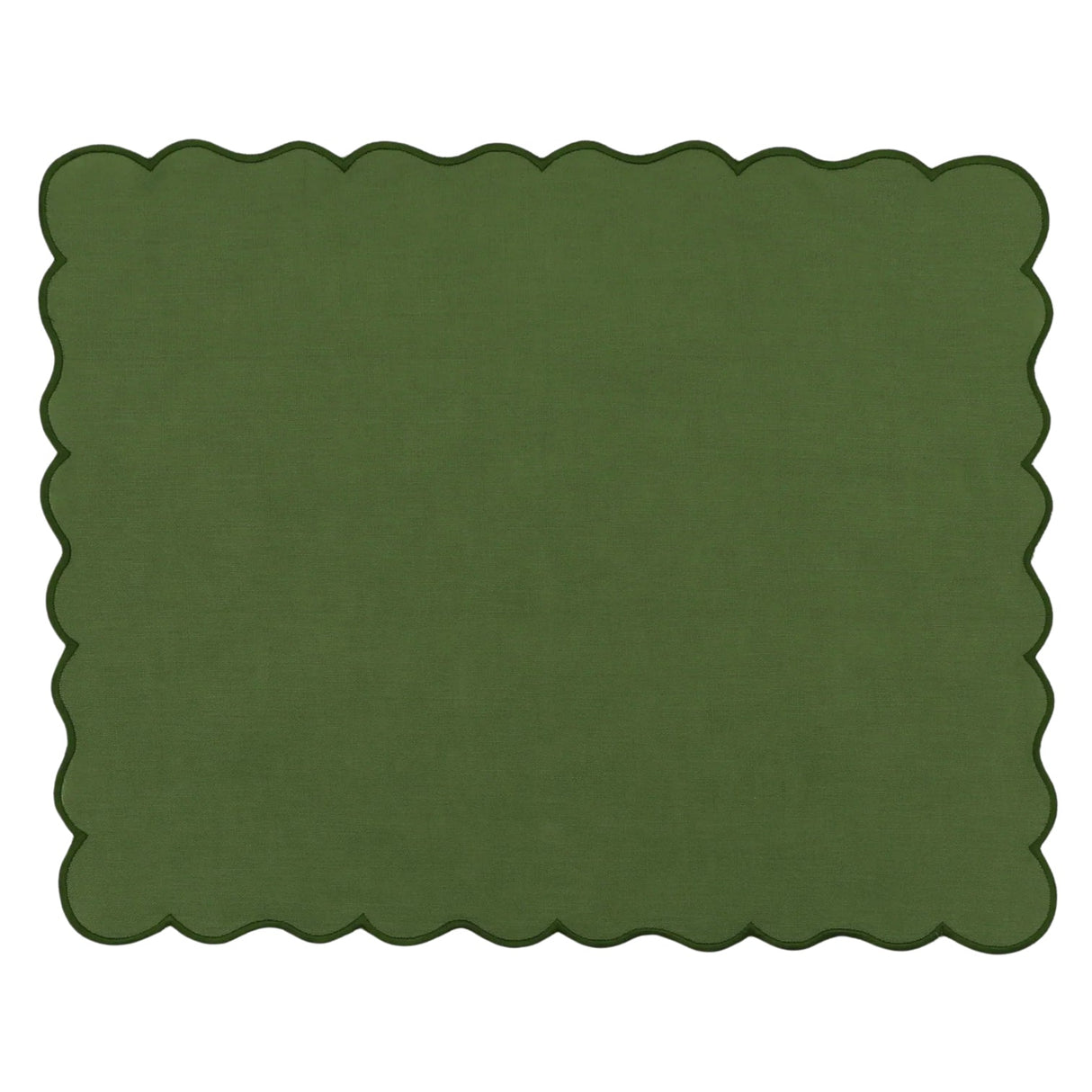 Evergreen Wave Placemat - Set of 4-Placemat-Parc Decor