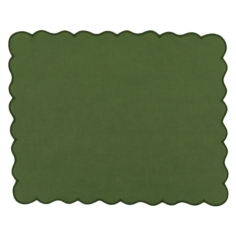 Evergreen Wave Placemat - Set of 4-Placemat-Parc Decor