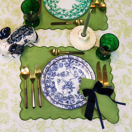 Extra Tall Pine Green Taper Candle, 1 Case of 48 Packs (4 Candles per Pack)-Candle-Parc Decor