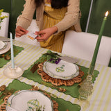 Extra Tall Pine Green Taper Candle, 1 Case of 48 Packs (4 Candles per Pack)-Candle-Parc Decor