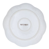 Fabled Flora Scalloped Dinner Plate - Case of 12 Plates (+3 Bonus Plates)-Dinner Plate-Parc Decor