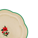 Fabled Flora Scalloped Starter Plate - Case of 12 Plates (+3 Bonus Plates)-Starter Plate-Parc Decor