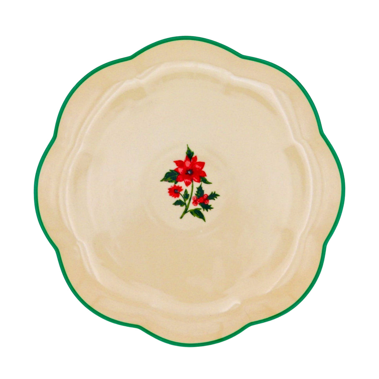 Fabled Flora Scalloped Starter Plate - Case of 12 Plates (+3 Bonus Plates)-Starter Plate-Parc Decor