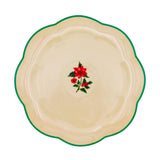 Fabled Flora Scalloped Starter Plate - Case of 12 Plates (+3 Bonus Plates)-Starter Plate-Parc Decor