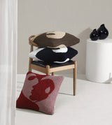 Faces II Throw Pillow | Last Chance-Pillows-Parc Decor