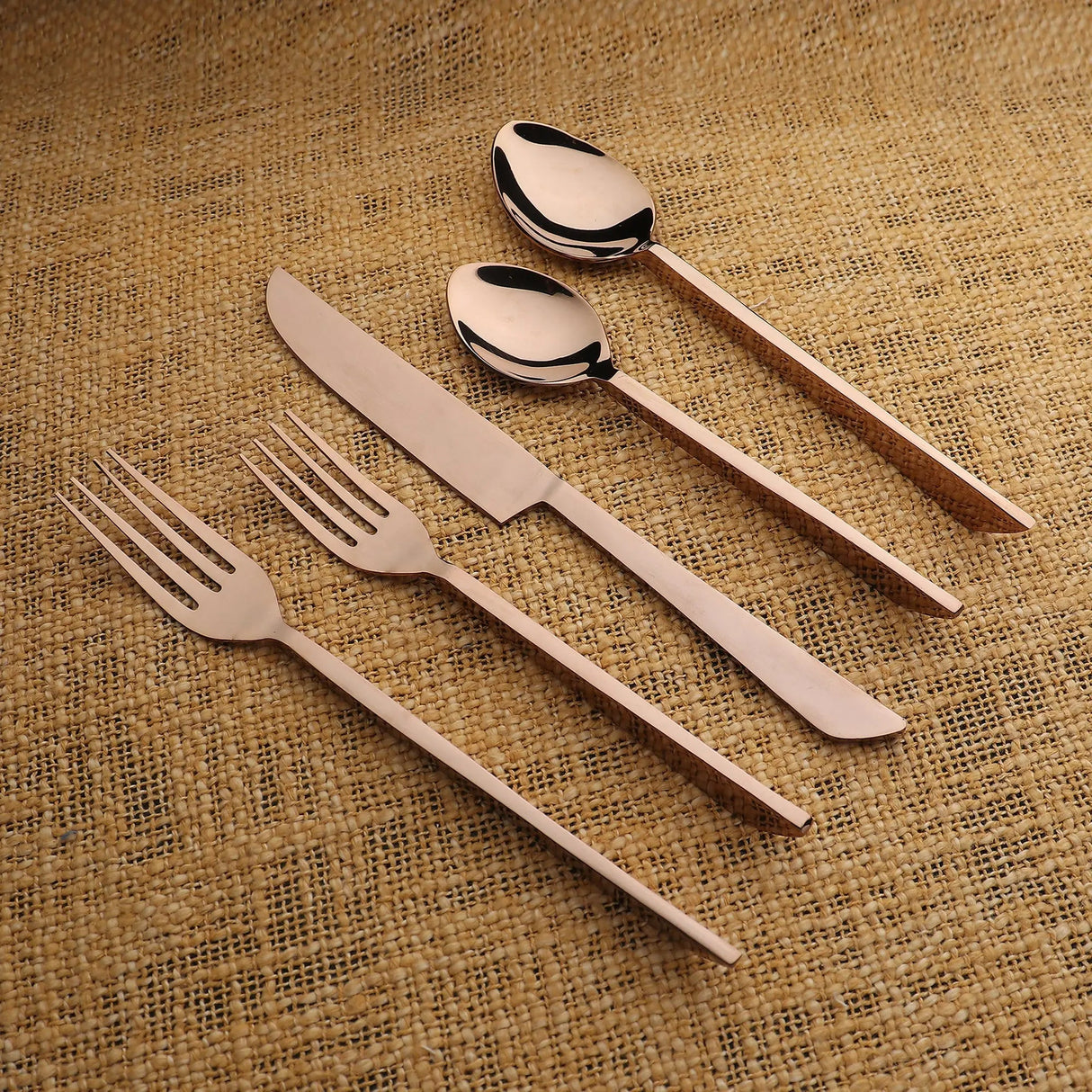 Fairfax PVD 5 Pc. Flatware Set-flatware set-Parc Decor