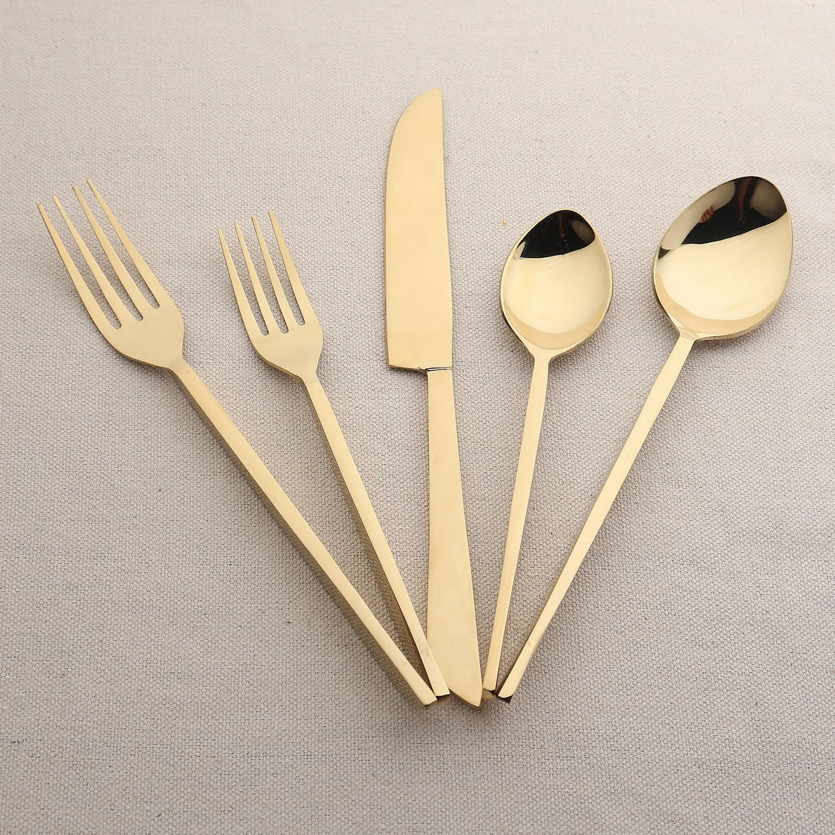 Fairfax PVD 5 Pc. Flatware Set-flatware set-Parc Decor