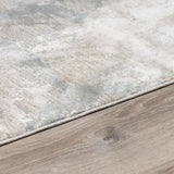 Fallin Gray Abstract Striped Luxe Rug-Rugs-Parc Decor