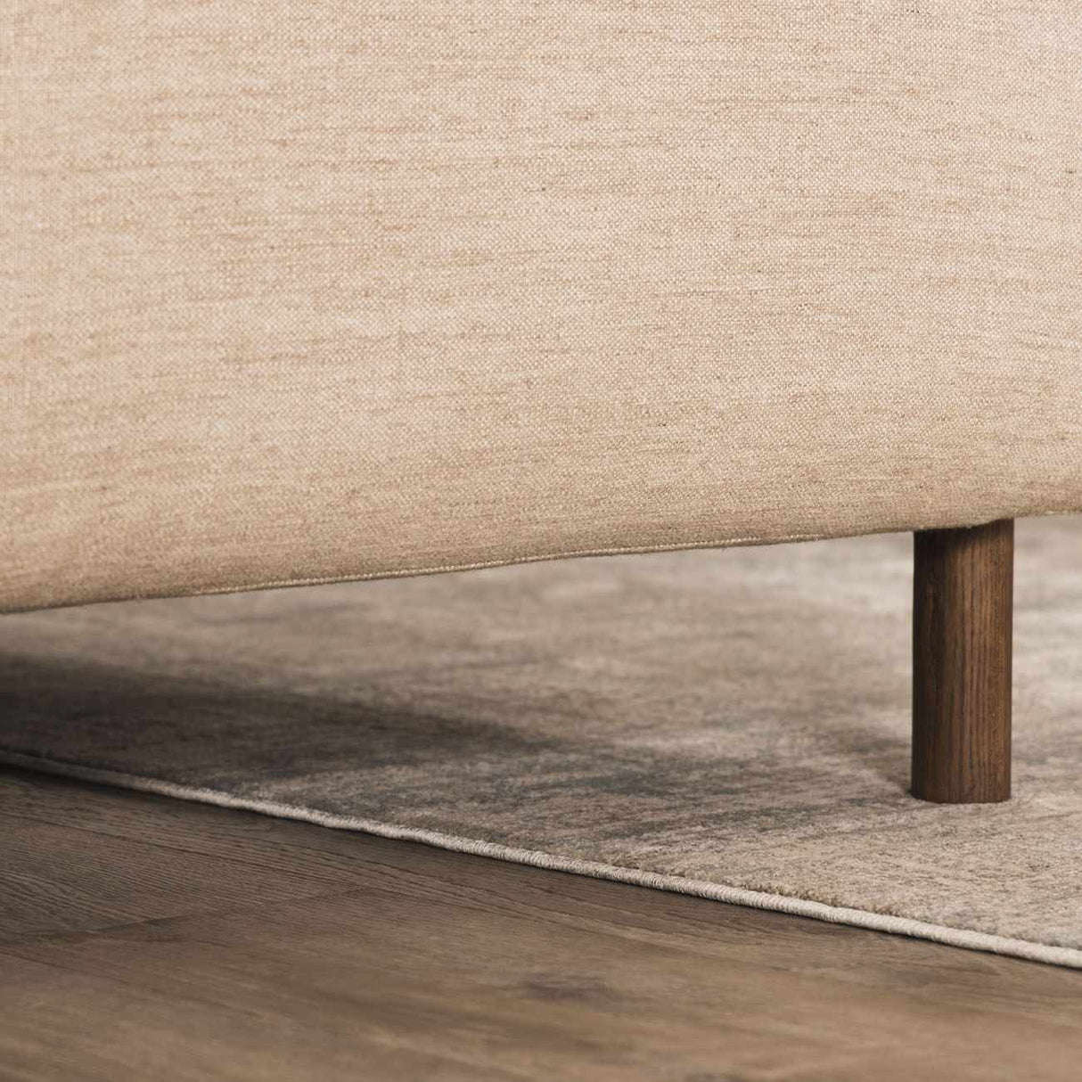 Fallin Gray Abstract Striped Luxe Rug-Rugs-Parc Decor