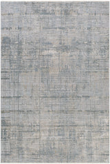 Fallin Gray Abstract Striped Luxe Rug-Rugs-Parc Decor