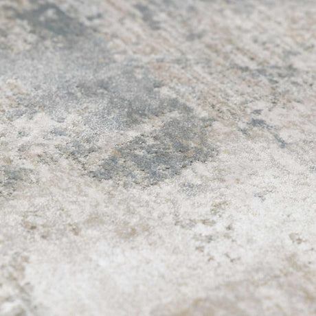 Fallin Gray Abstract Striped Luxe Rug-Rugs-Parc Decor