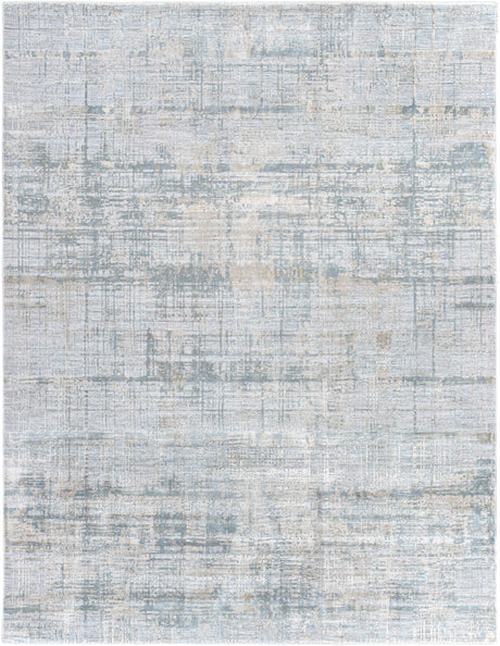 Fallin Gray Abstract Striped Luxe Rug-Rugs-Parc Decor