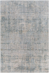 Fallin Gray Abstract Striped Luxe Rug-Rugs-Parc Decor
