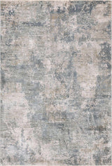 Fallin Gray Abstract Striped Luxe Rug-Rugs-Parc Decor