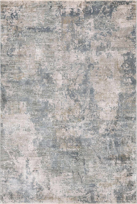 Fallin Gray Abstract Striped Luxe Rug-Rugs-Parc Decor