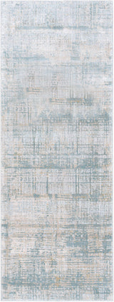 Fallin Gray Abstract Striped Luxe Rug-Rugs-Parc Decor