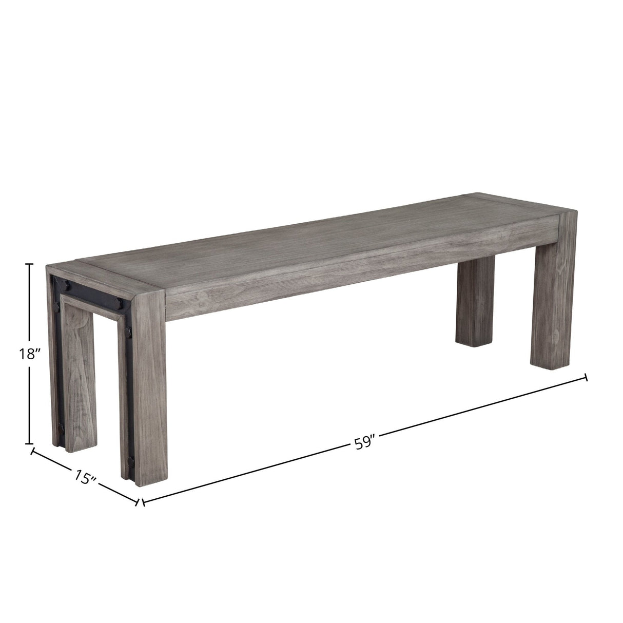 Fallon Bench-Benches-Parc Decor