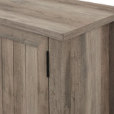 Farmhouse 58" Modern Grooved 2 Door TV Stand-Entertainment-Parc Decor