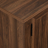 Farmhouse 58" Modern Grooved 2 Door TV Stand-Entertainment-Parc Decor