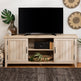 Farmhouse 58" Modern Grooved 2 Door TV Stand-Entertainment-Parc Decor