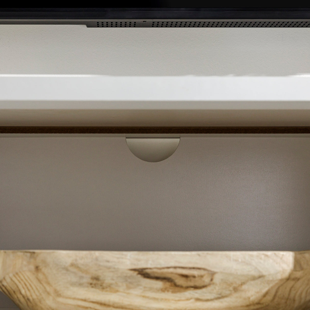 Farmhouse 58" Modern Grooved 2 Door TV Stand-Entertainment-Parc Decor