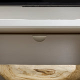 Farmhouse 58" Modern Grooved 2 Door TV Stand-Entertainment-Parc Decor