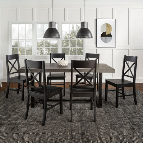 Farmhouse 7-Piece Meridian Dining Set-Dining / Kitchen-Parc Decor
