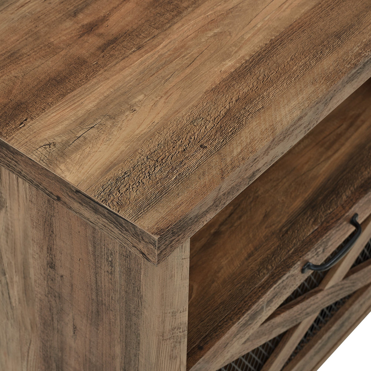 Farmhouse Abilene 70" Rustic Fireplace TV Stand-Fireplace-Parc Decor