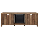 Farmhouse Abilene 70" Rustic Fireplace TV Stand-Fireplace-Parc Decor