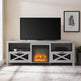 Farmhouse Abilene 70" Rustic Fireplace TV Stand-Fireplace-Parc Decor