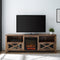 Farmhouse Abilene 70" Rustic Fireplace TV Stand-Fireplace-Parc Decor