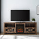 Farmhouse Abilene 70" Rustic Fireplace TV Stand-Fireplace-Parc Decor