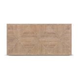 Farmhouse Dining Table with Vintage White Turned Legs-Table-Parc Decor