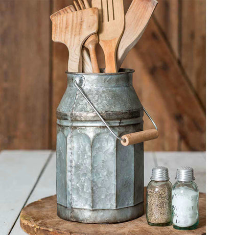 Farmhouse Milk Can Kitchen Utensil Holder-Kitchen Organizer-Parc Decor