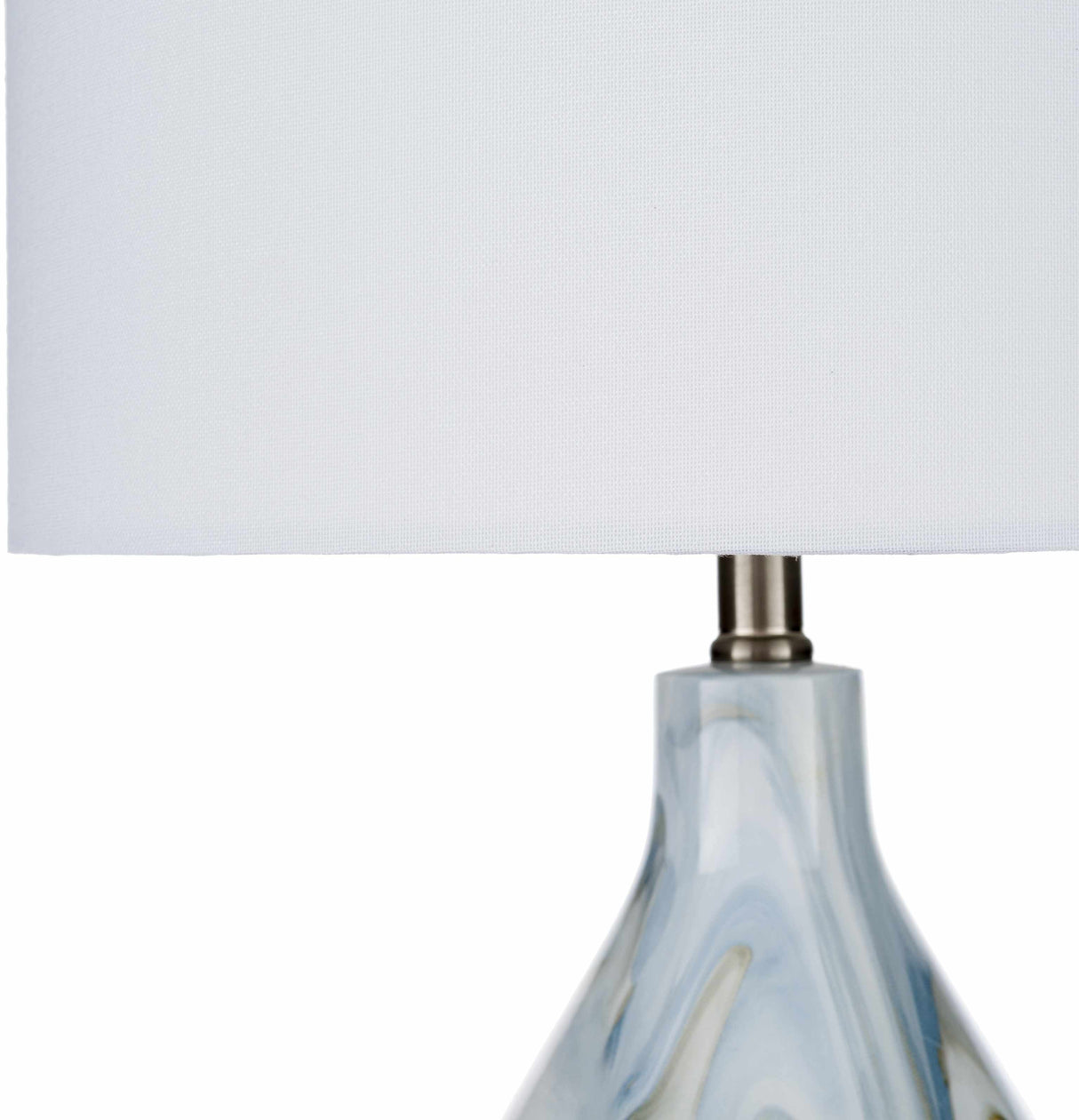 Farnborough Marble Ceramic Table Lamp-Lighting-Parc Decor