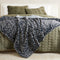 Faux Fur Printed Throw Blanket - Aaliyah Collection-Blankets-Parc Decor
