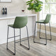 Faux Leather 2-Piece Bar Stools-Dining / Kitchen-Parc Decor